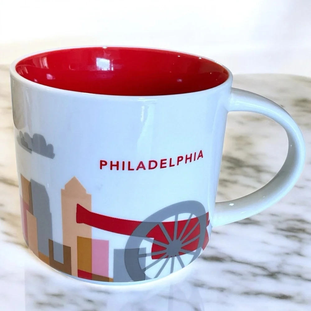 Starbucks Coffee Mug Philadelphia You Are Here Collection